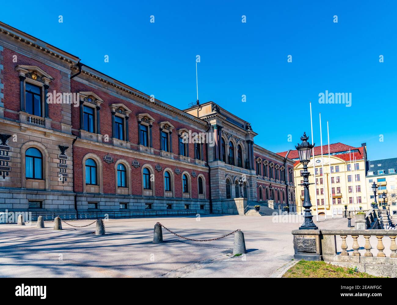 Building of the University of Uppsala in Sweden Stock Photo - Alamy