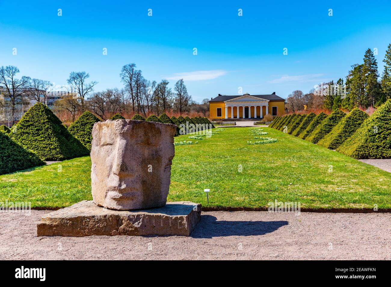 Palace at the botanical garden in Uppsala, Sweden Stock Photo Alamy