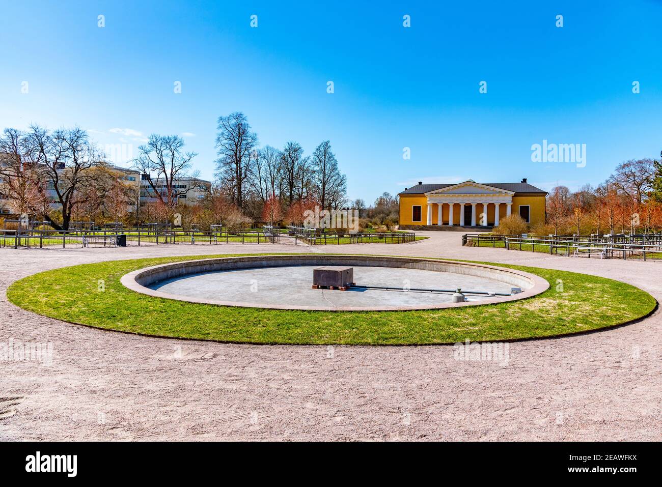 Palace at the botanical garden in Uppsala, Sweden Stock Photo Alamy