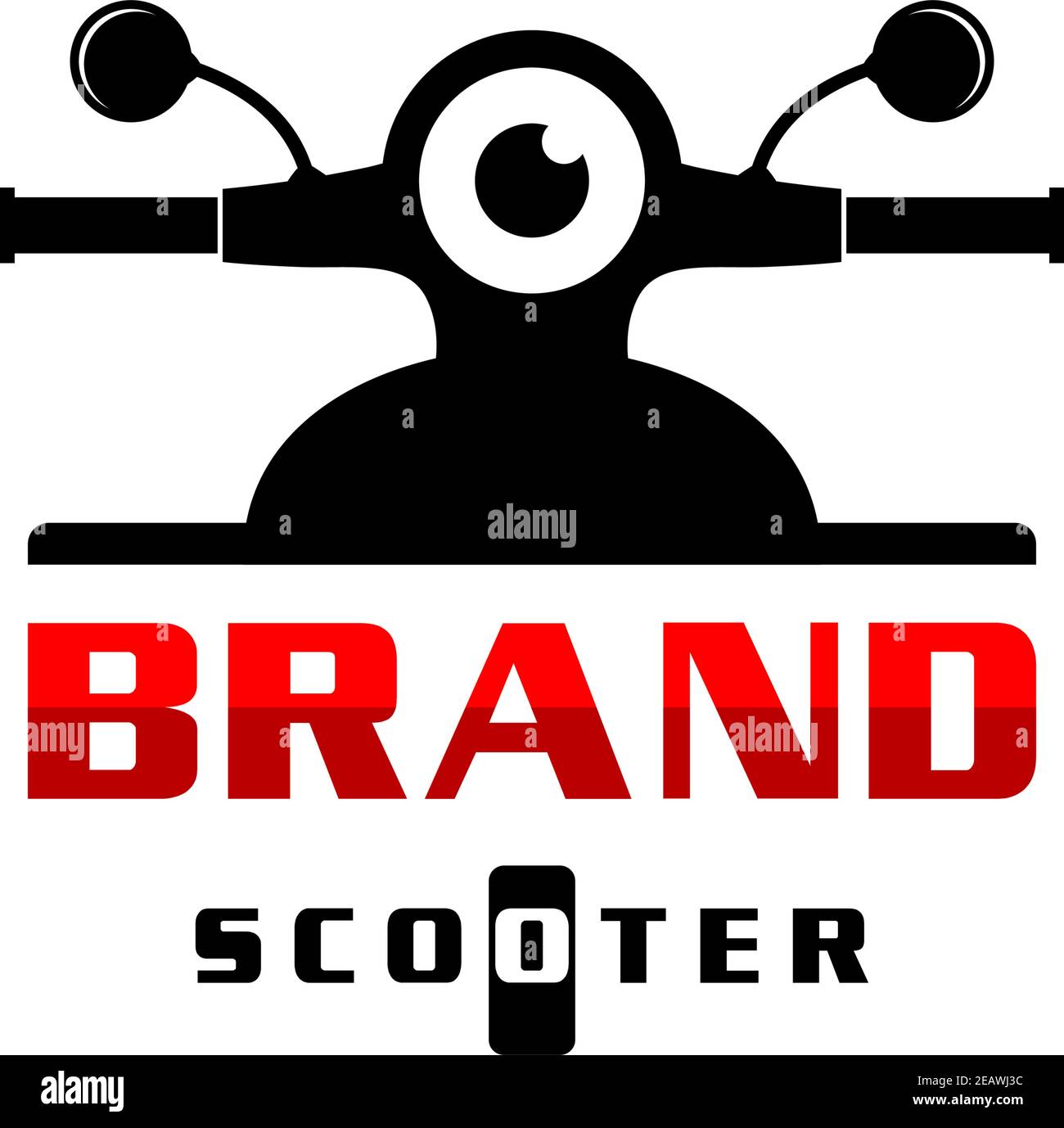 Scooter speed logo company Stock Vector Images - Alamy