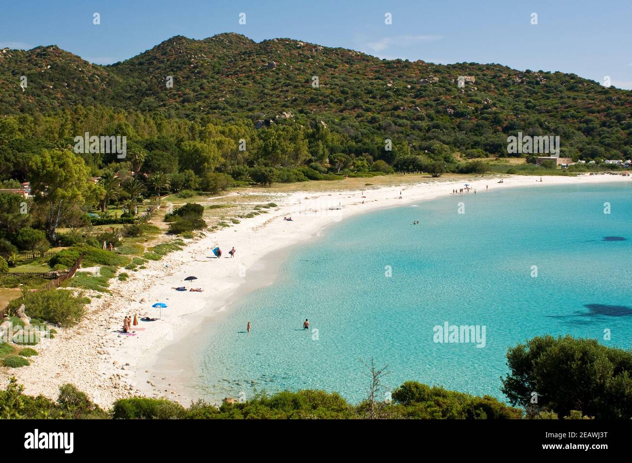 Cala Pira beach, Castiadas, Cagliari district, Sardinia, Italy, Europe Stock Photo