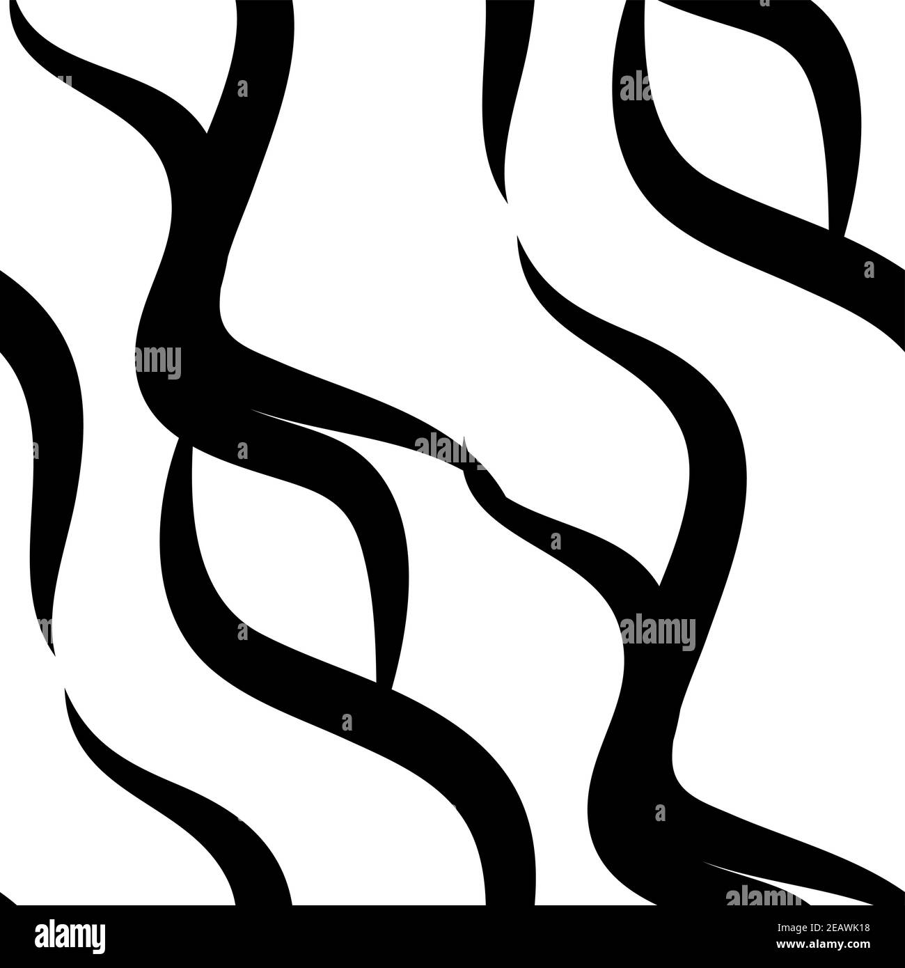 Zebra skin repeated seamless pattern. Black and white colors Stock ...