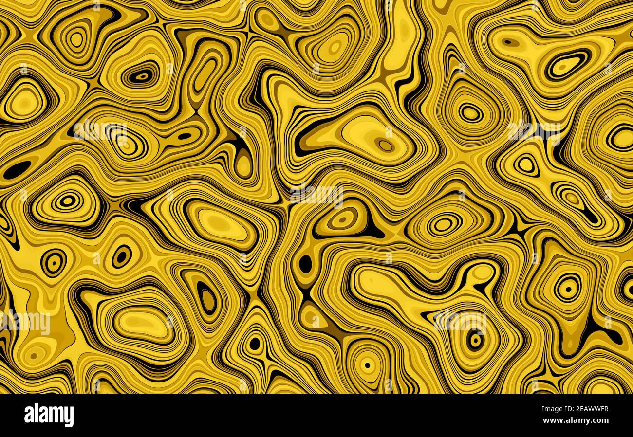 abstract background with yellow and black geometric shapes. 3d render