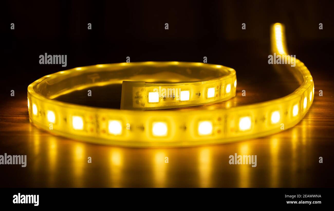 roll of diode strip, led lighting Stock Photo