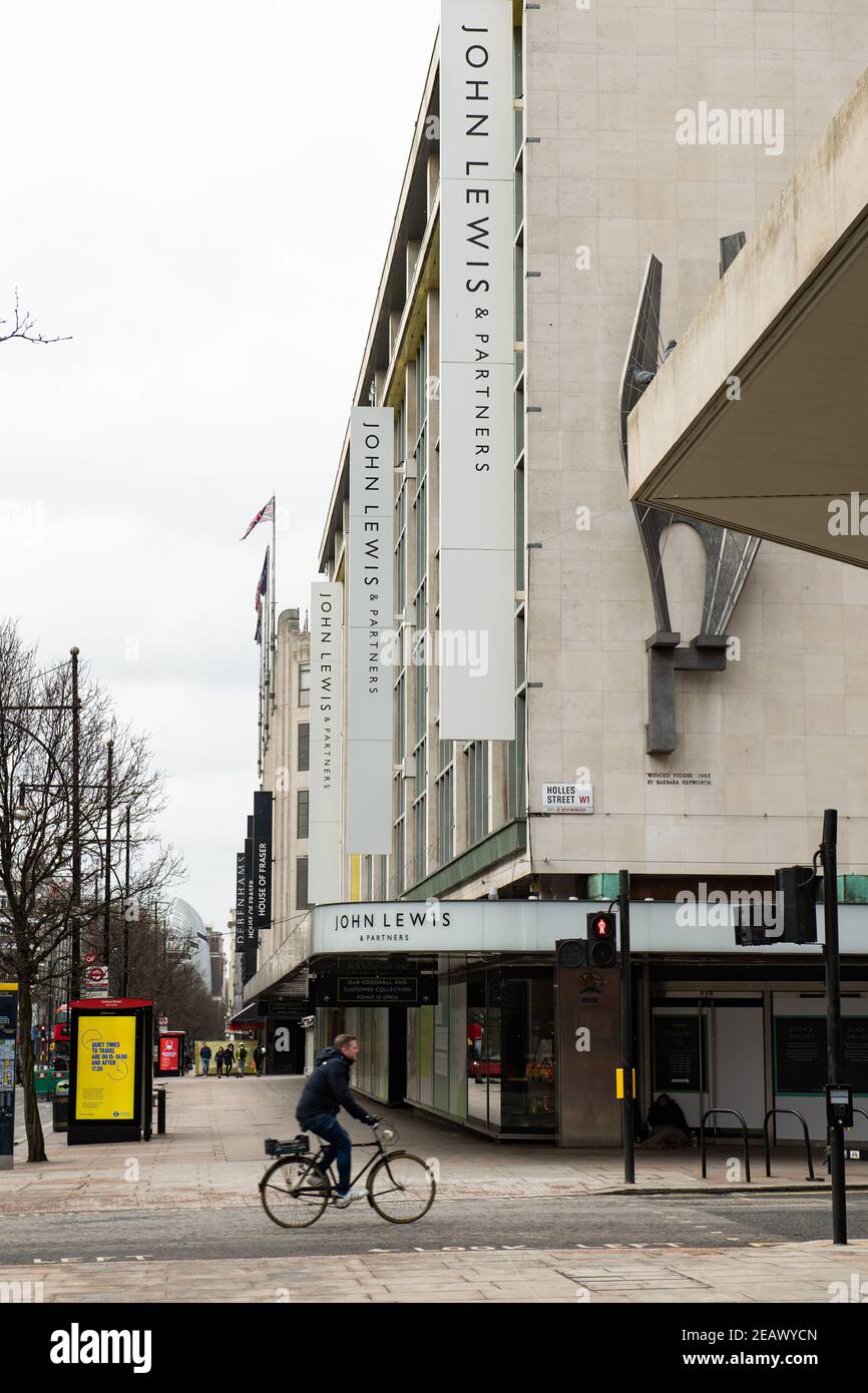 John Lewis store closed in Oxford Street, London Stock Photo Alamy