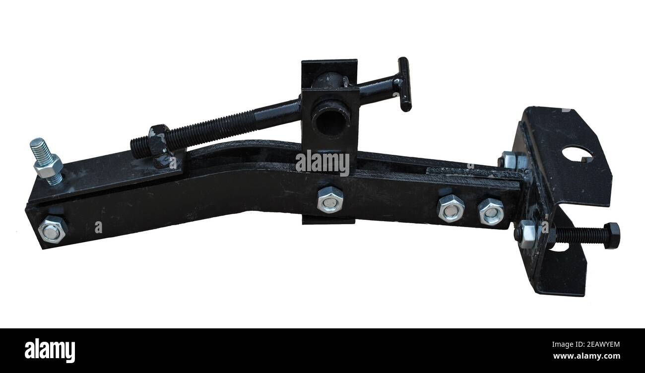 Plow modern black and agricultural plowing Mechanism Stock Photo Alamy