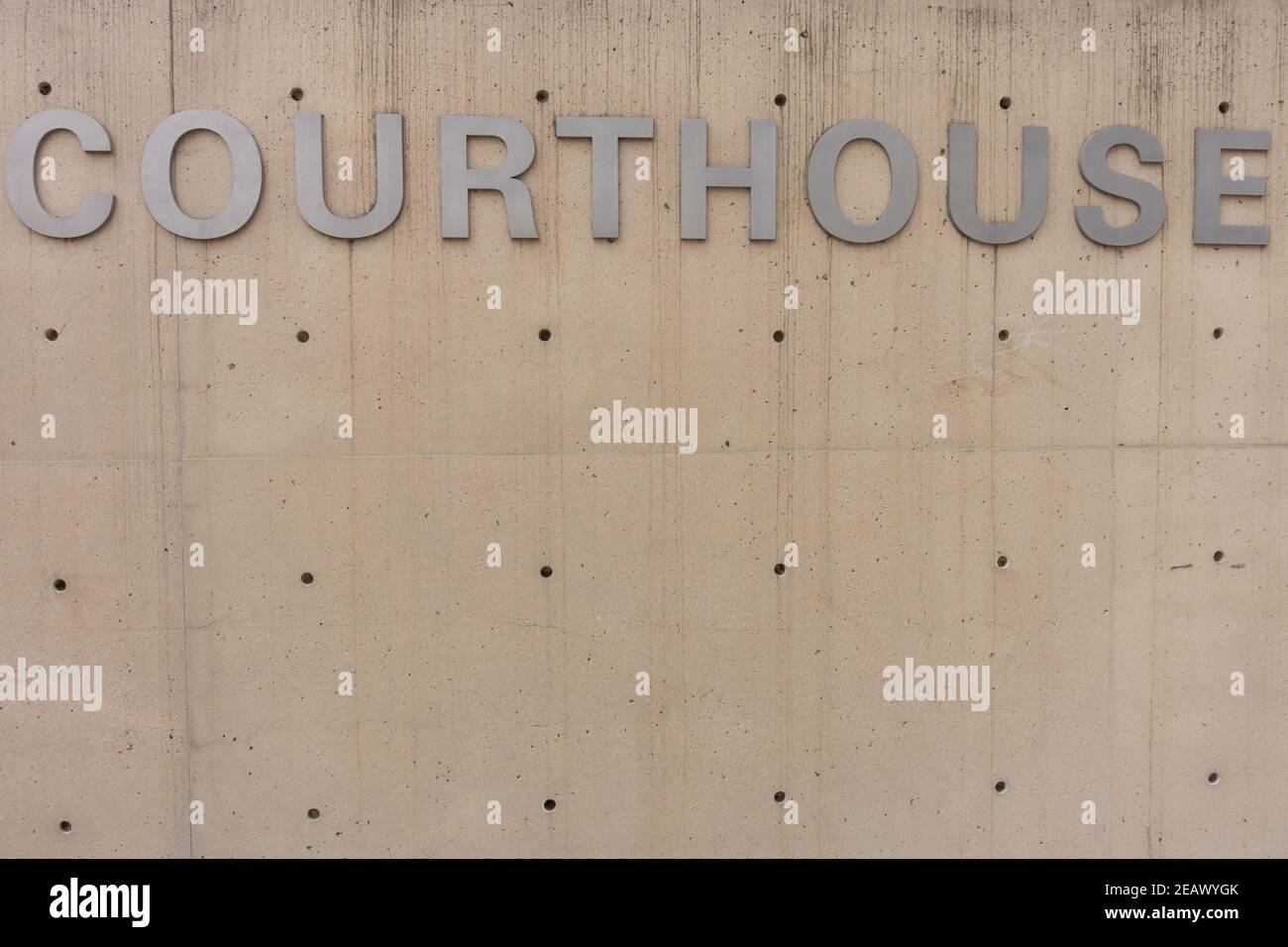 United States Federal Courthouse Austin Texas background Stock Photo