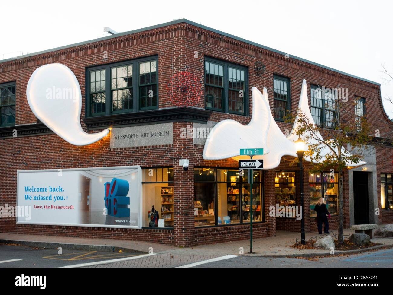 Farnsworth Art Museum in Rockland Maine Stock Photo Alamy