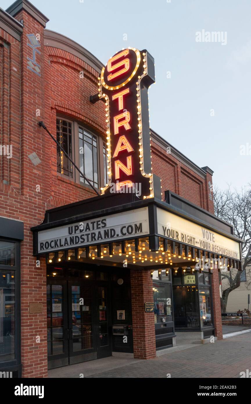 The strand theatre maine hires stock photography and images Alamy