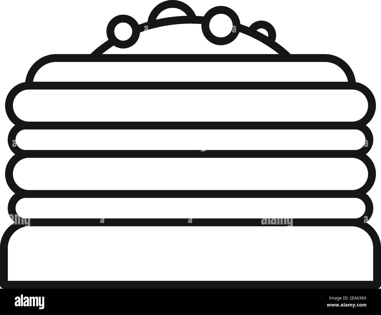 Cake icon, outline style Stock Vector Image & Art - Alamy