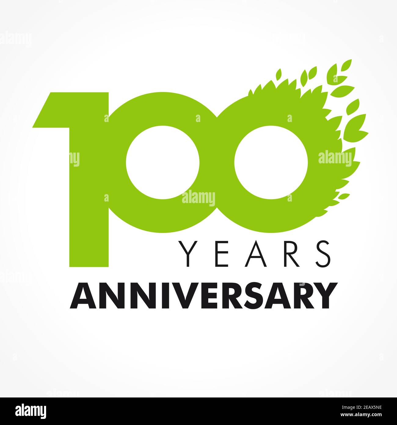 100 th anniversary numbers. 100 years old logotype. Age congrats sign