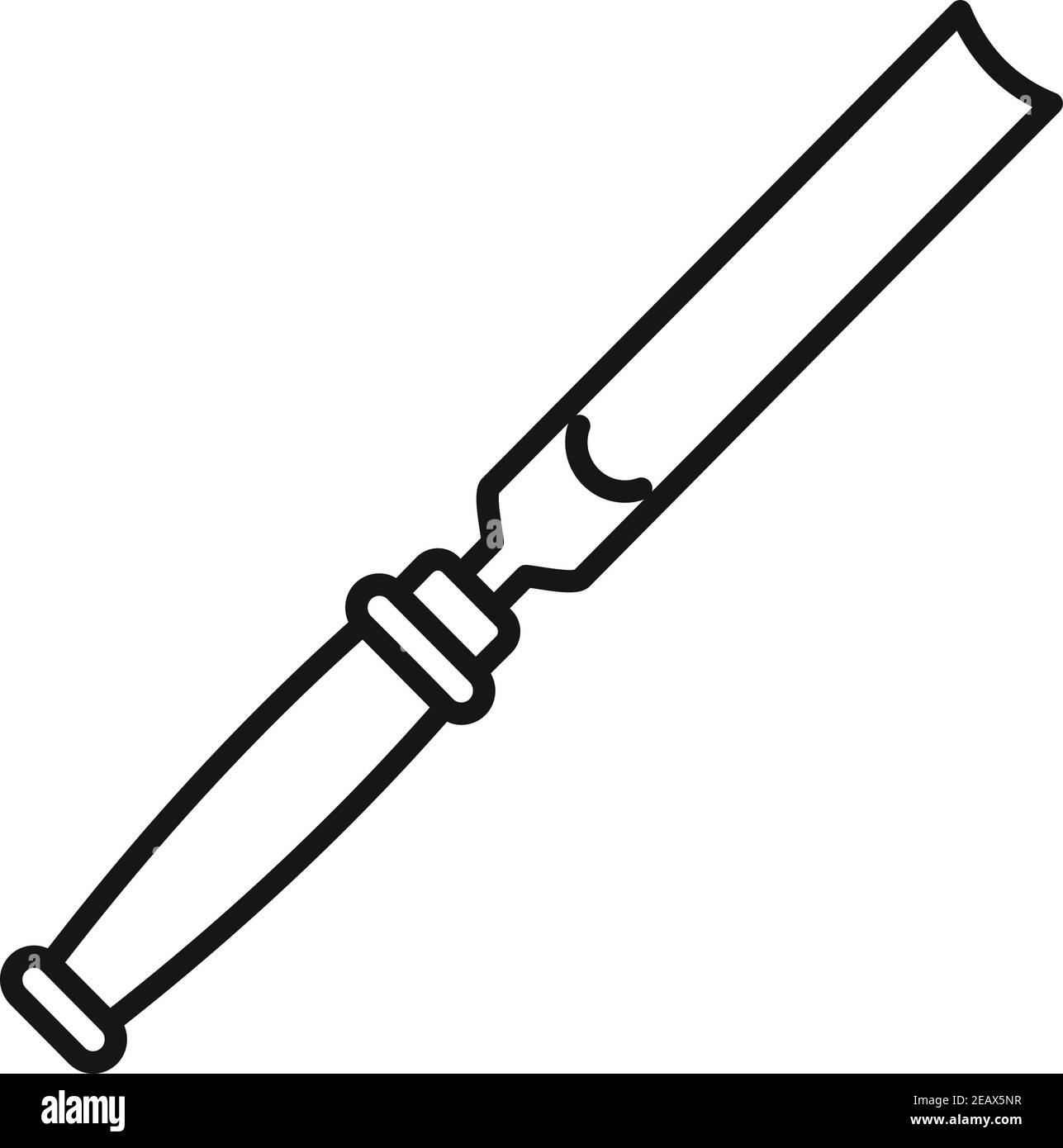 Chisel instrument icon, outline style Stock Vector Image & Art - Alamy