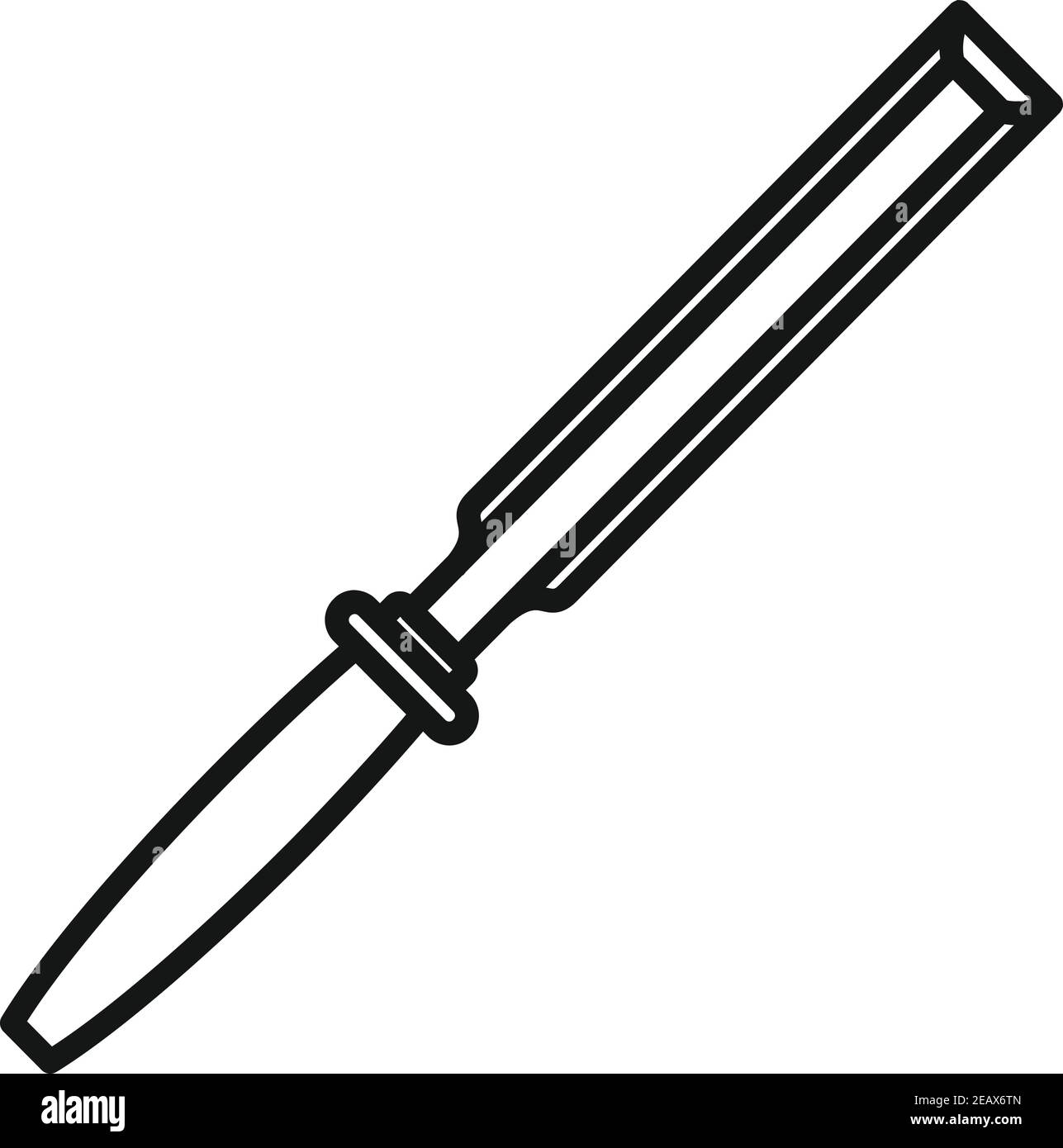 Chisel equipment icon, outline style Stock Vector Image & Art - Alamy