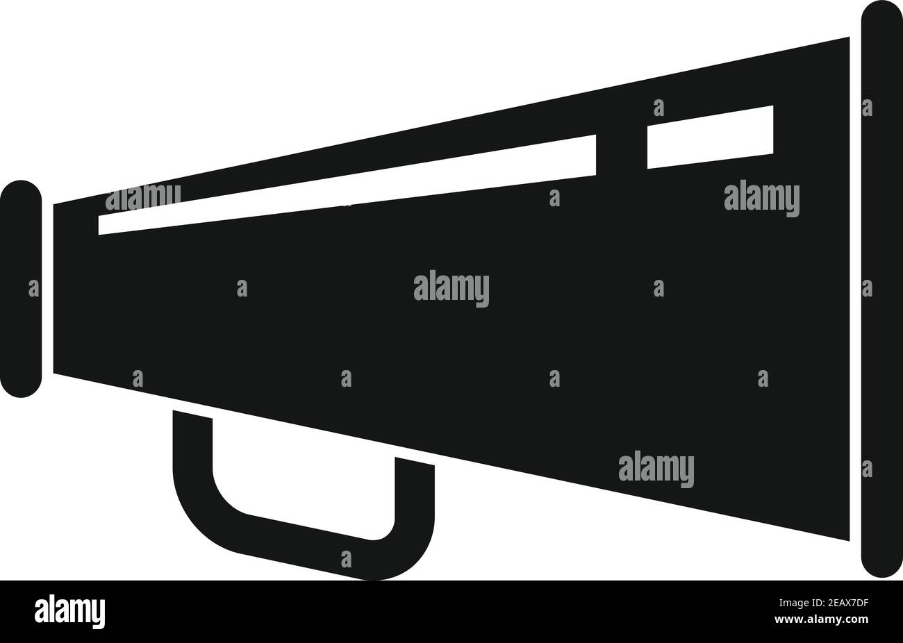 Handle metal megaphone icon, simple style Stock Vector Image & Art Alamy