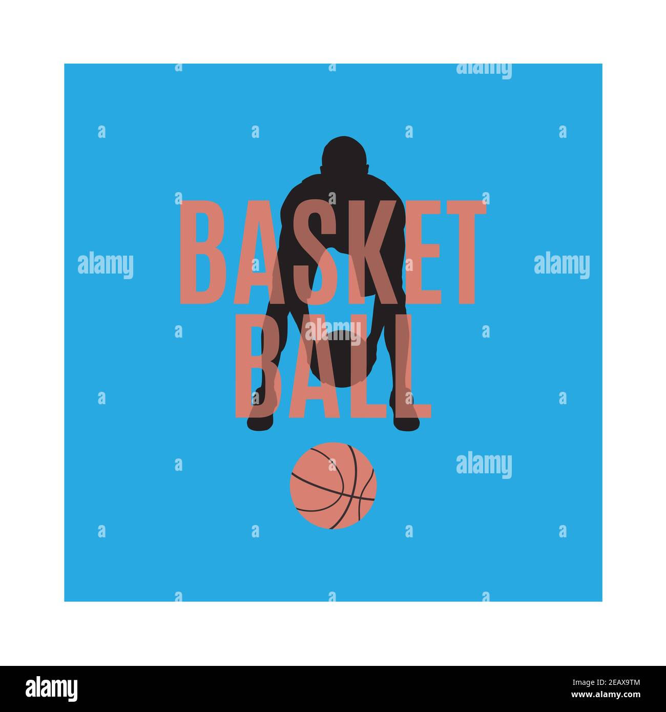 Basketball game emblem, label, print, tshirt design, vector