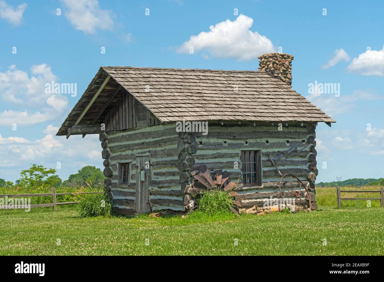 1838 log cabin hires stock photography and images Alamy