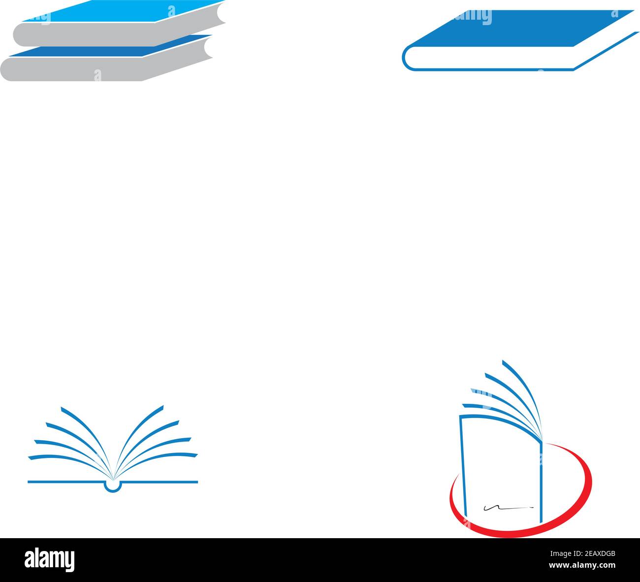 book logo and bookstore icon vector design templateBook Logo Template ...