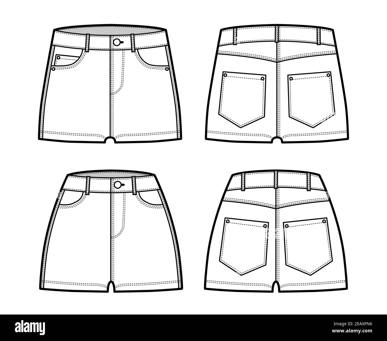 Black short shorts hot pants hi-res stock photography and images - Alamy