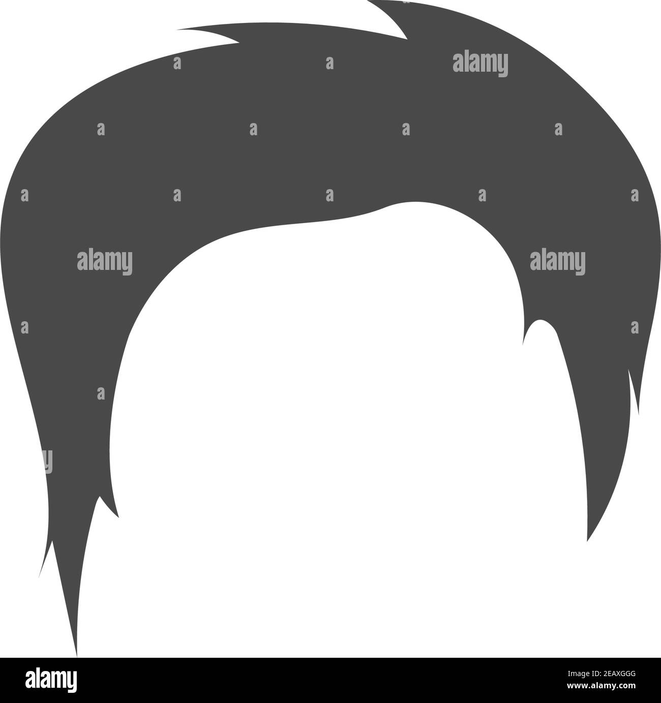 Mohawk hairstyle Black and White Stock Photos & Images - Alamy