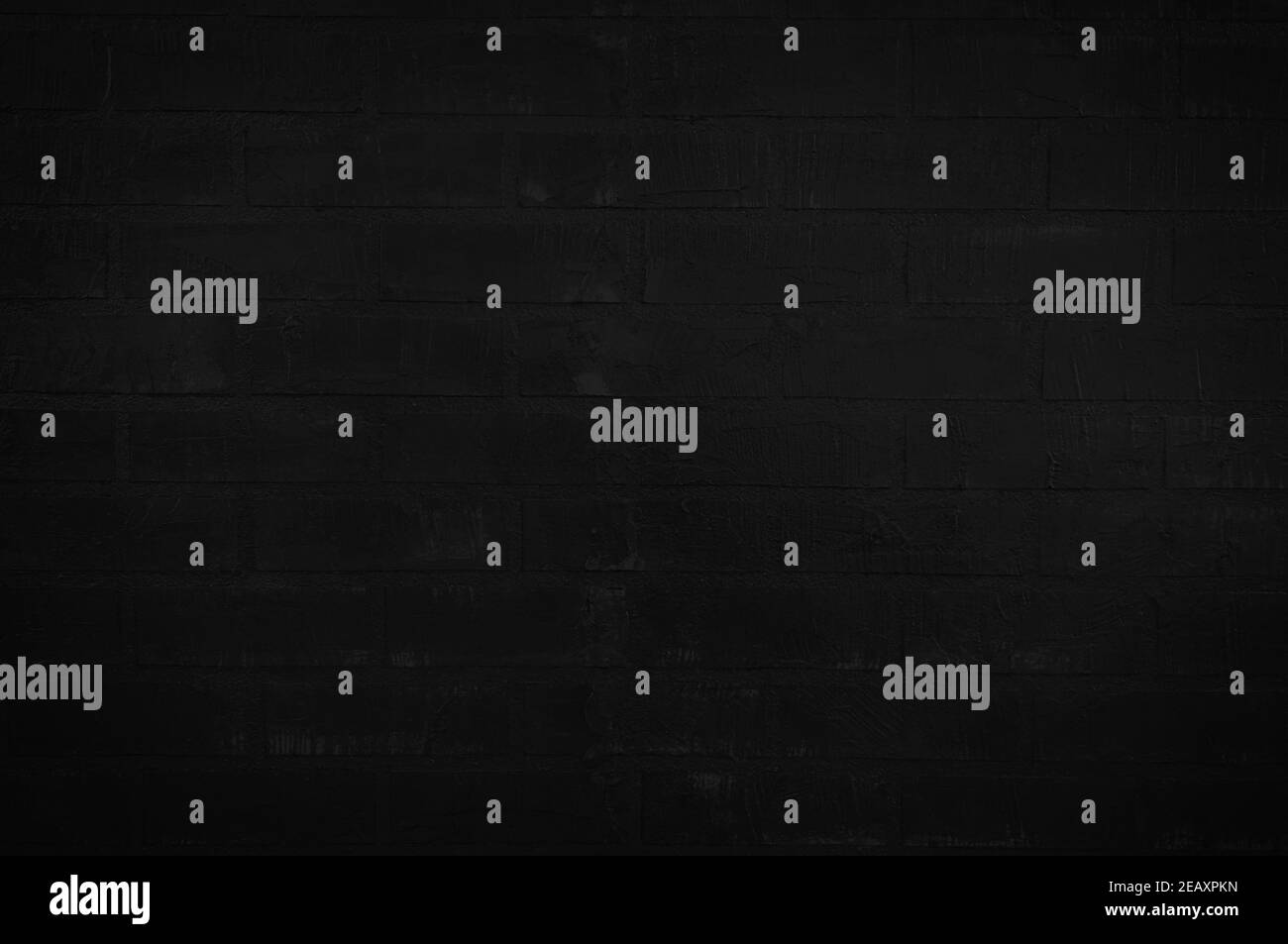 Old black brick wall texture for background with copy space for design ...
