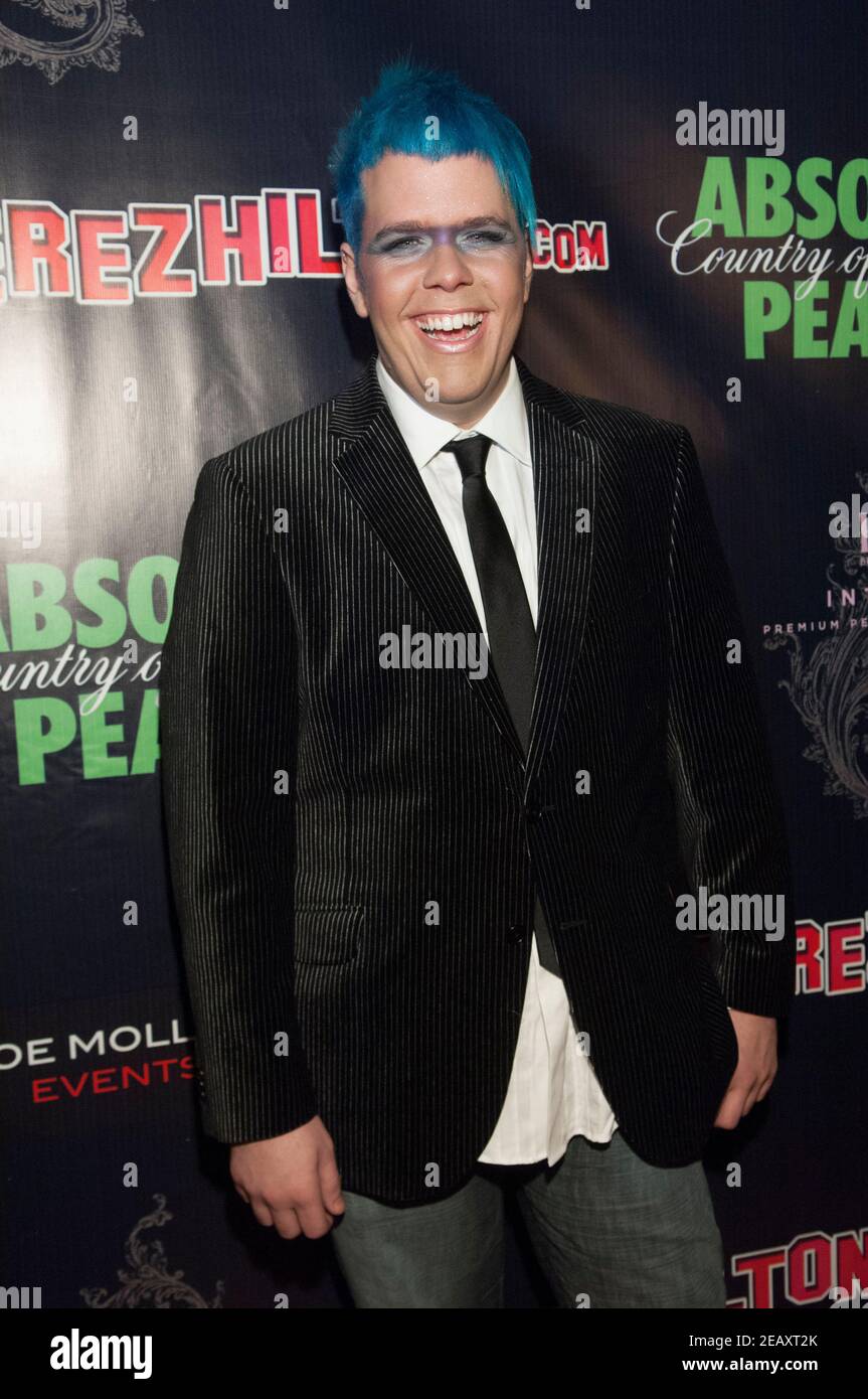 Perez Hilton attends arrivals at Perez Hilton’s 20th Birthday Ball at