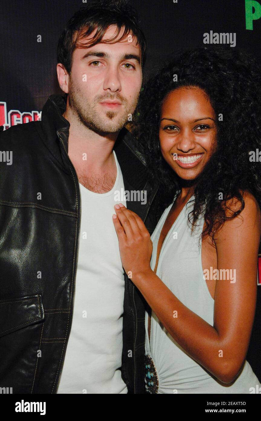 L R Kareem Mashouf Of Bebe And Eden Michael Attends Arrivals At Perez Hilton S th Birthday Ball At The Roxy Theater In Los Angeles California Credit Jared Milgrim The Photo Access Stock Photo