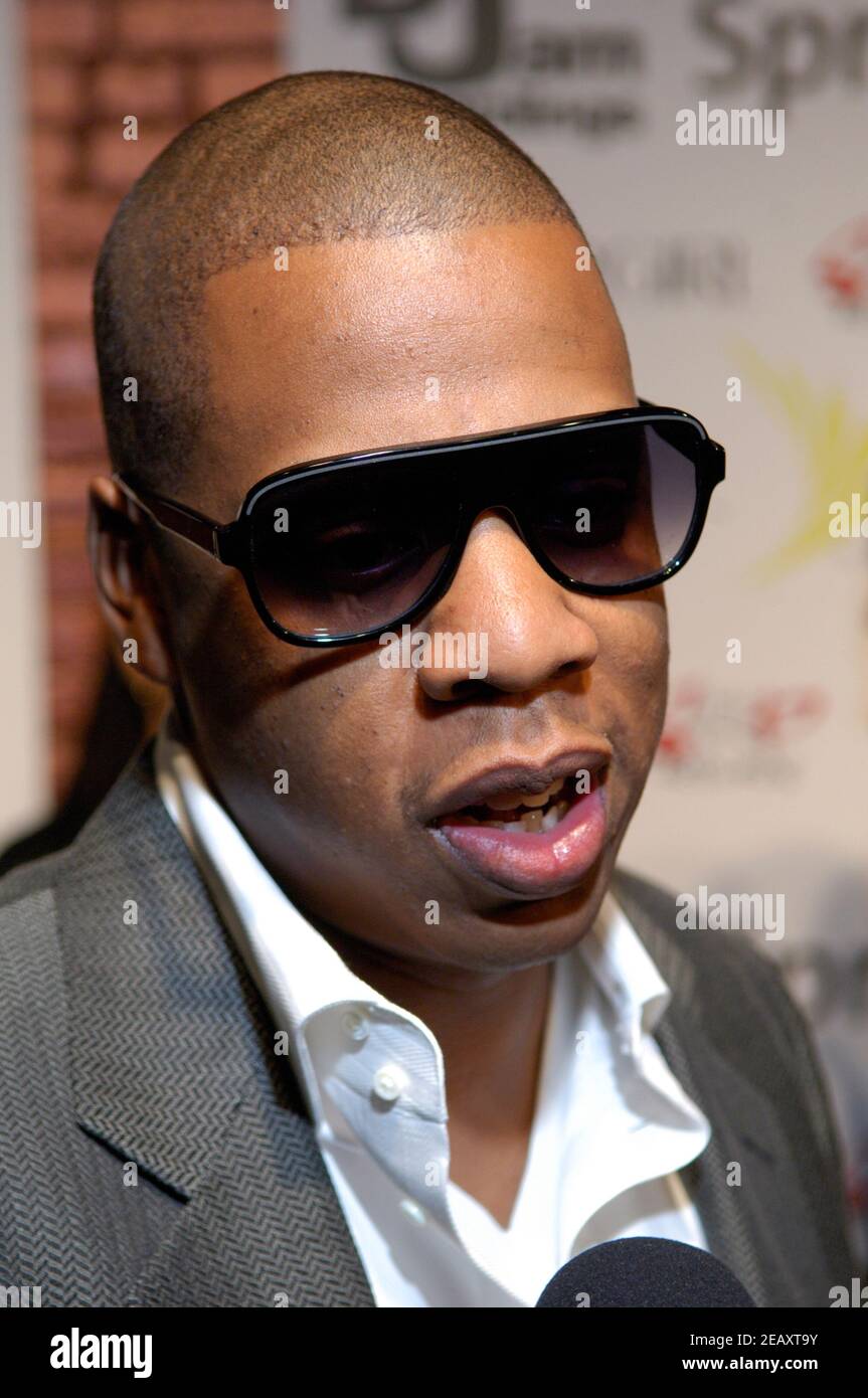 Rapper Shawn Carter aka JayZ attends arrivals at JayZ and GIANT