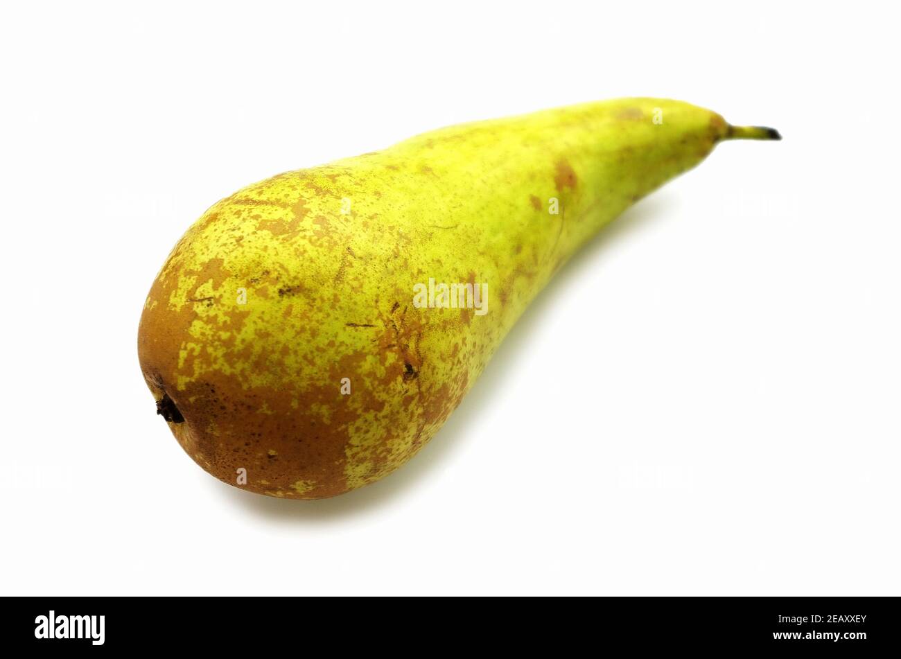 Fresh pear fruit isolated on the white background. Healthy lifestyle, food and diet concept. Stock Photo