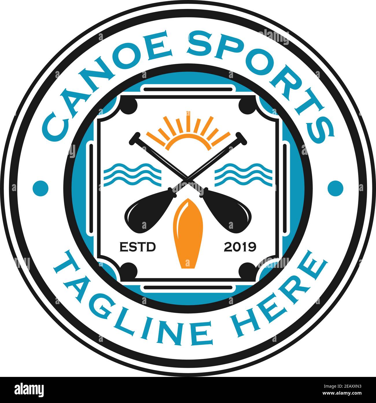 canoe sports logo your company Stock Vector Image & Art Alamy