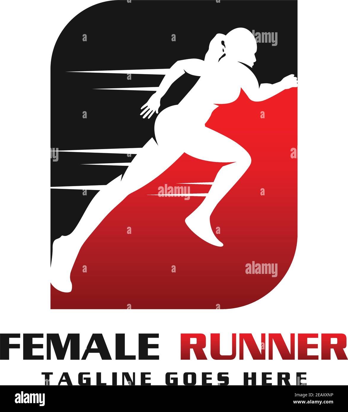 Runner logo hires stock photography and images Alamy