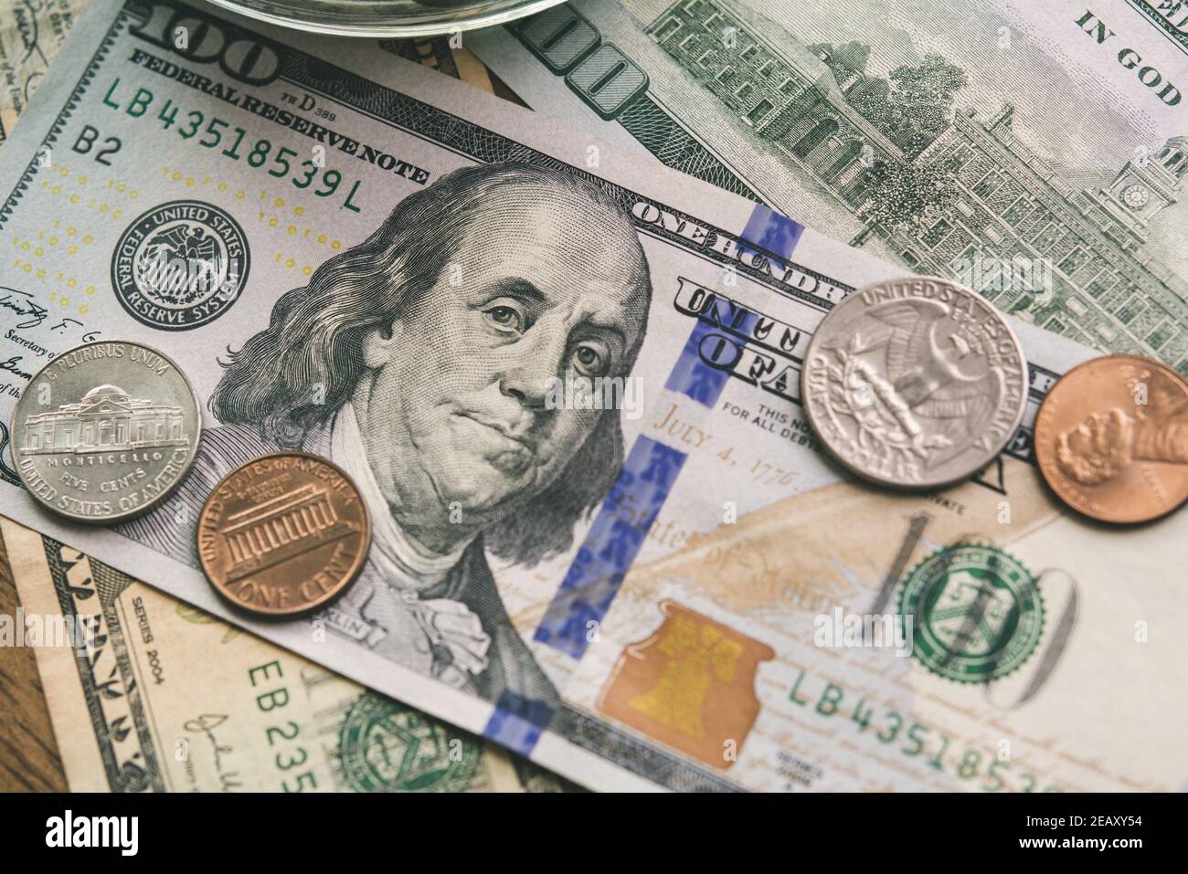 Us currency coins hi-res stock photography and images - Alamy