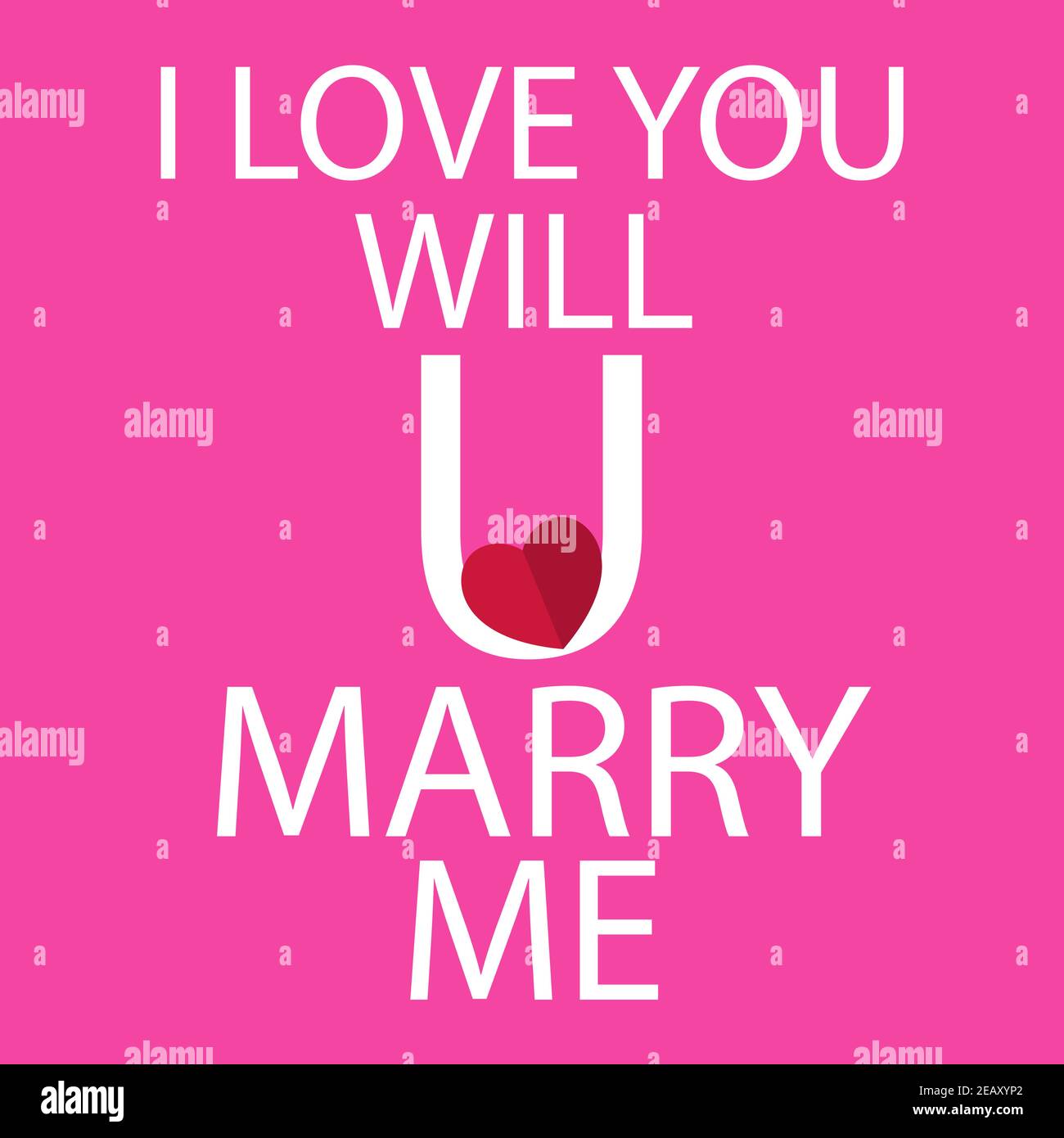 Will you marry me sign Stock Vector Images Alamy