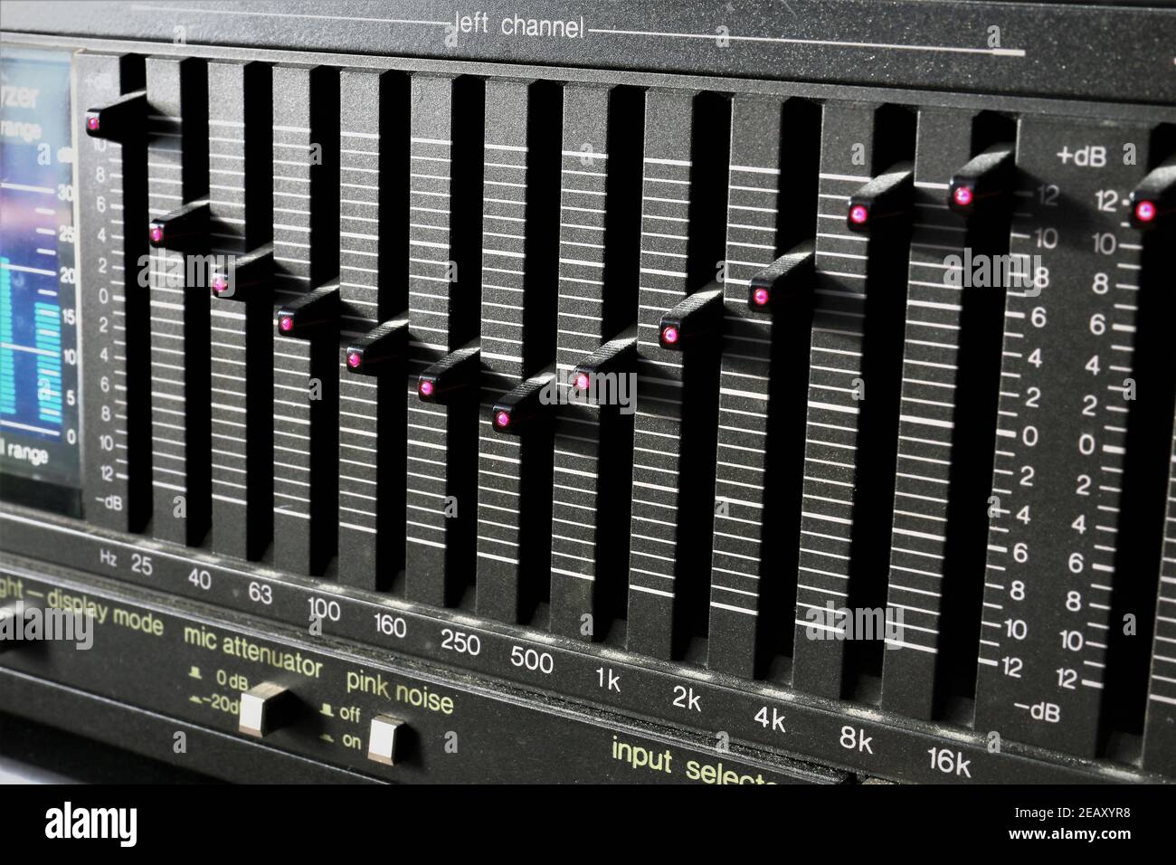 audio mixing board Stock Photo Alamy