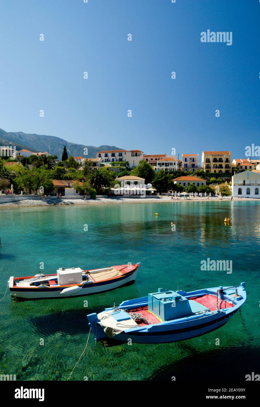 Assos, Kefalonia, Ionian Islands, Greece. Stock Photo
