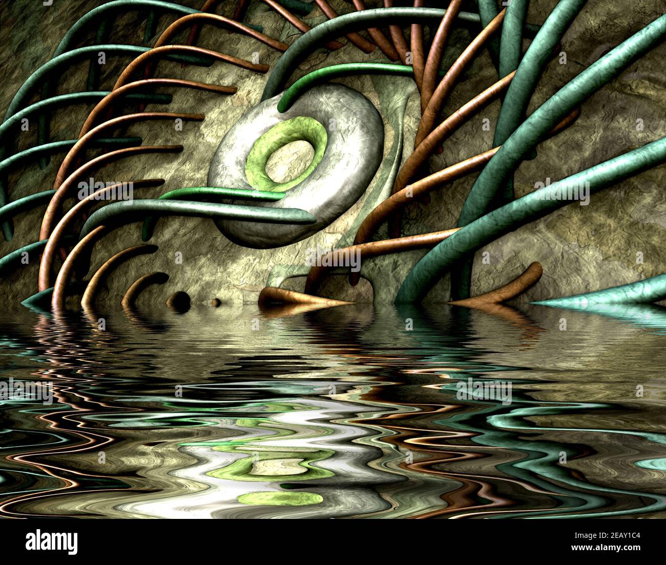 Computer generated 3D illustration artwork Stock Photo - Alamy