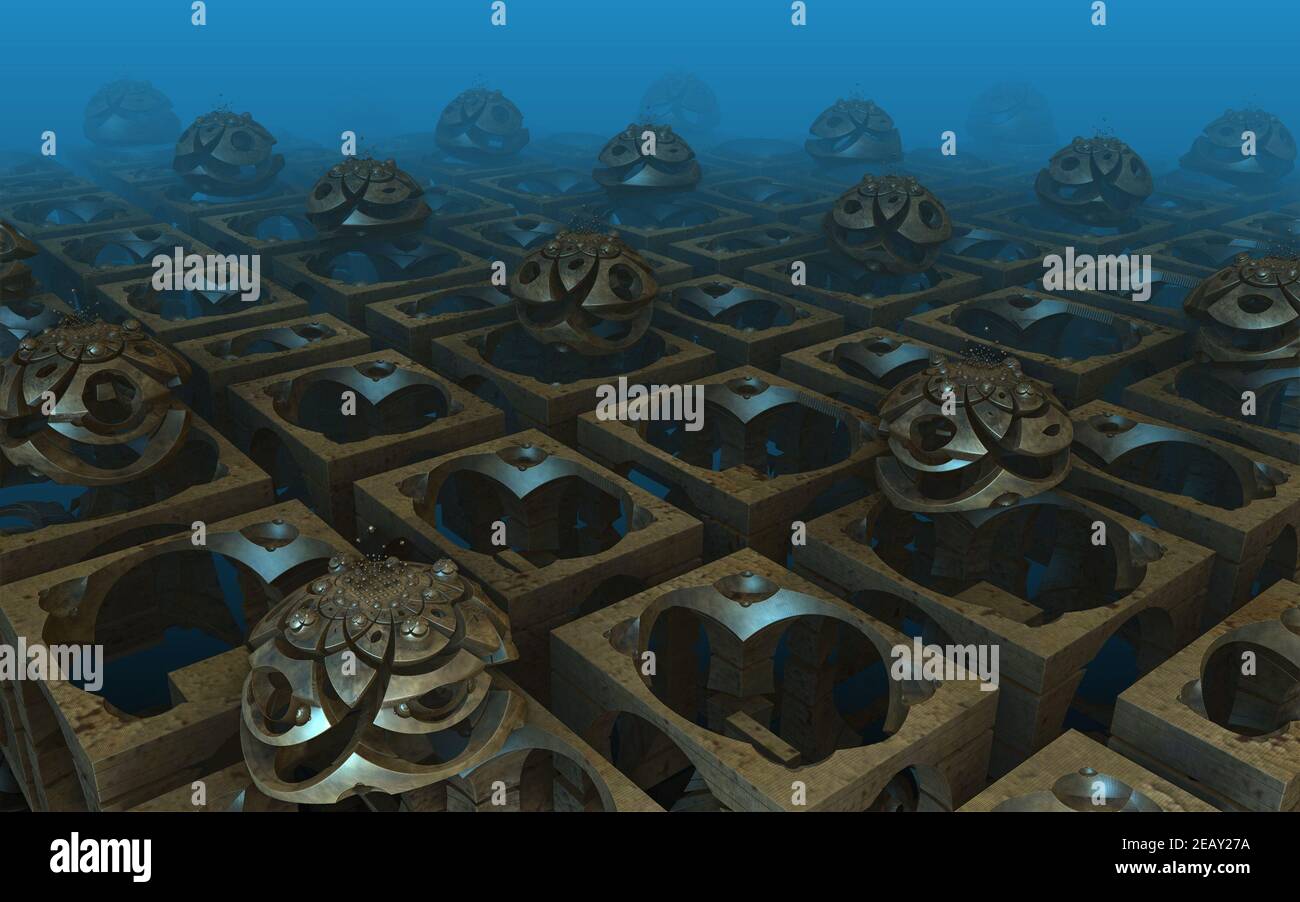 Computer generated 3D illustration artwork Stock Photo - Alamy