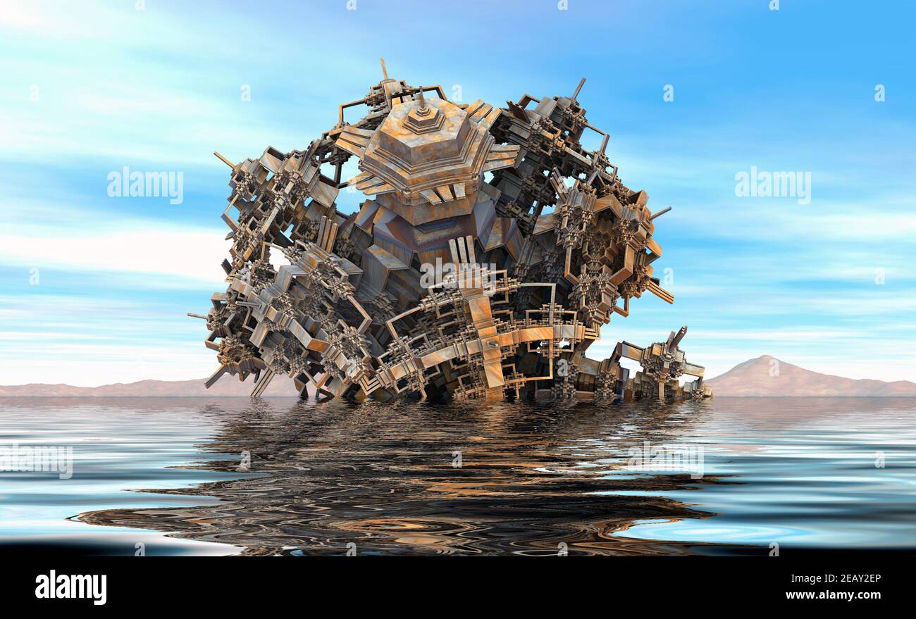 Computer generated 3D illustration artwork Stock Photo - Alamy