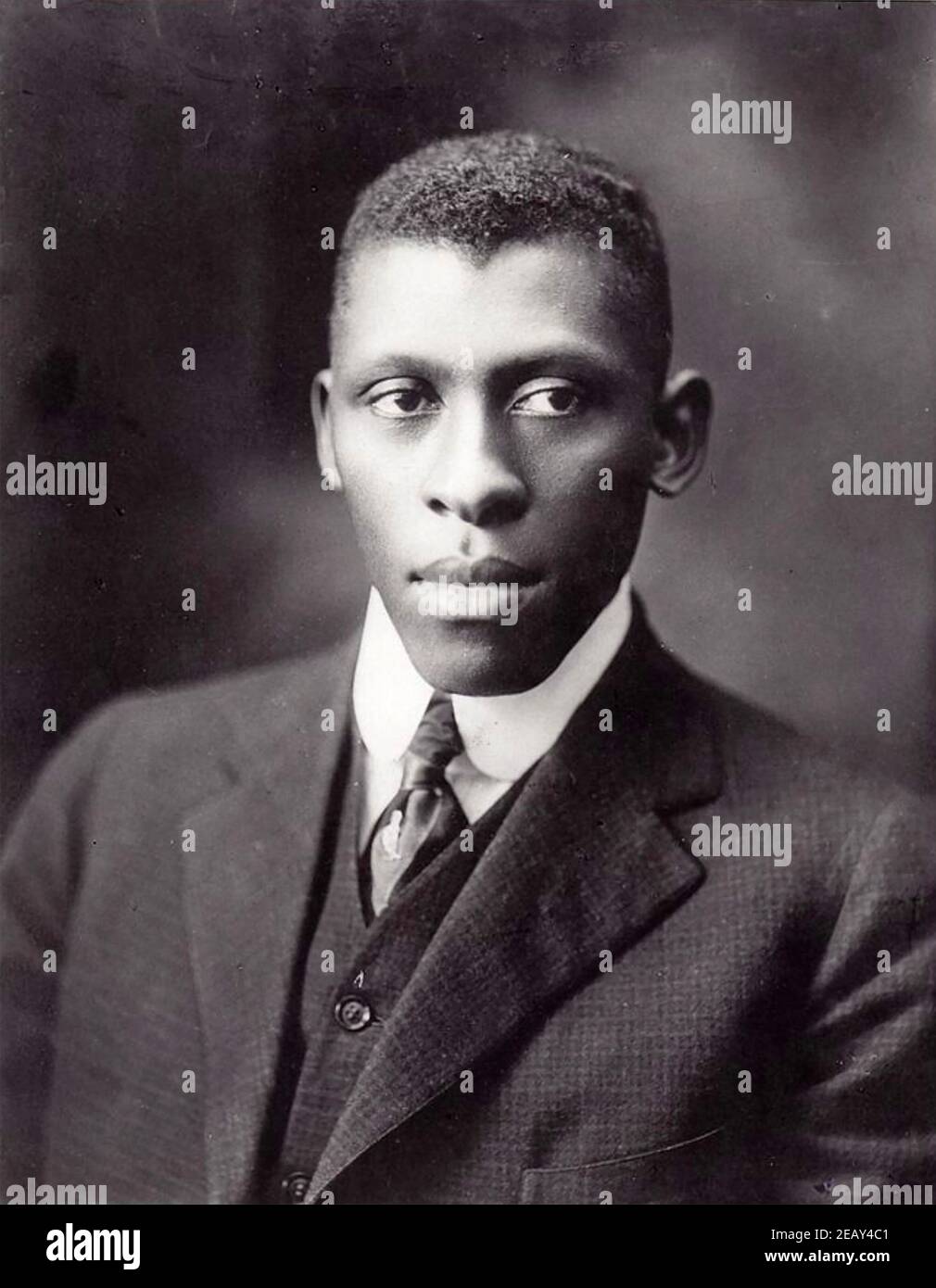 THOMAS MONROE CAMPBELL (1883-1956)  American agriculturalist and first 'Negro Farm Demonstration Agent' for the U.S. Department of Agriculture  in 1906 and friend of George Washington Carver. Stock Photo