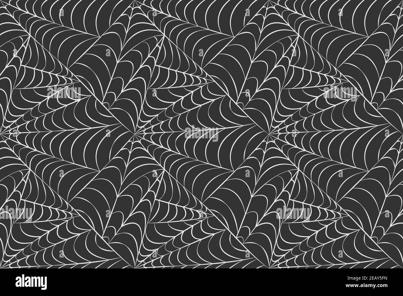 Dark spider web seamless pattern. Stock Vector