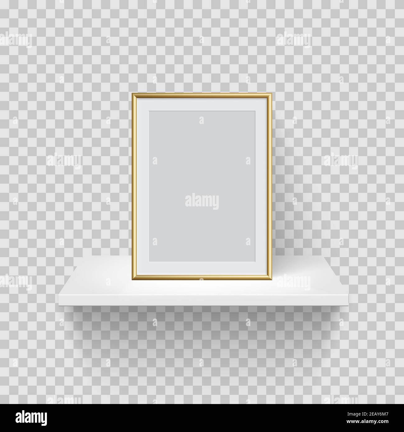 https://c8.alamy.com/comp/2EAY6M7/gold-vertical-frame-for-picture-on-white-shelf-blank-space-for-picture-painting-card-or-photo-3d-realistic-modern-template-vector-illustration-si-2EAY6M7.jpg