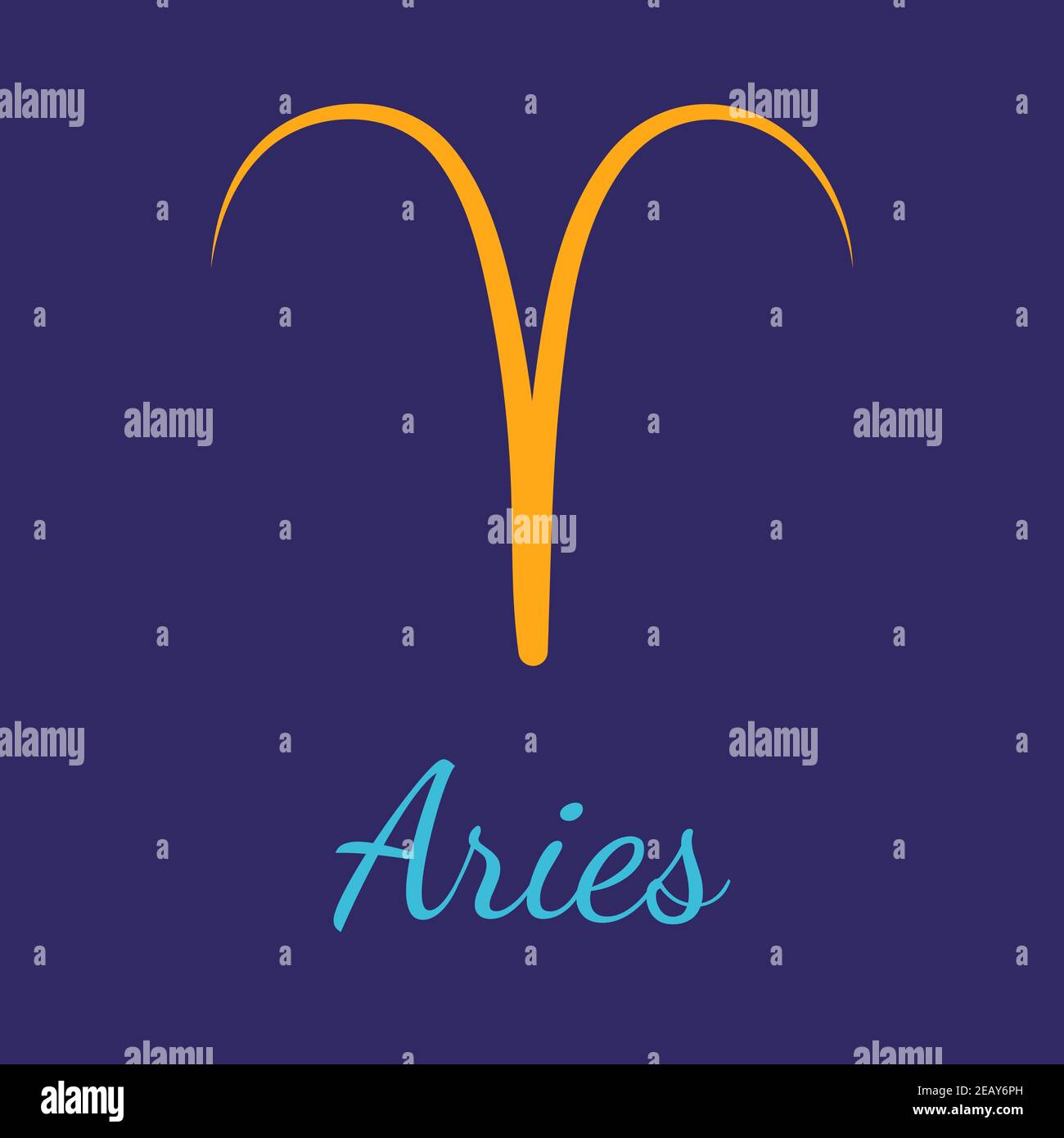 Aries vector zodiac icon Stock Vector Image & Art - Alamy