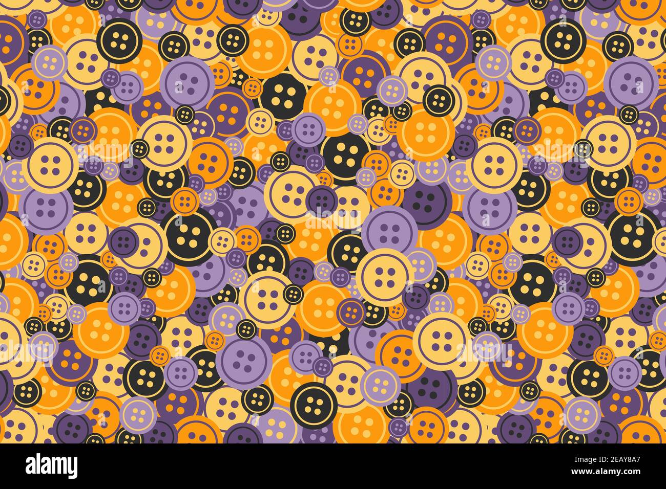 Bright buttons thick seamless pattern Stock Vector
