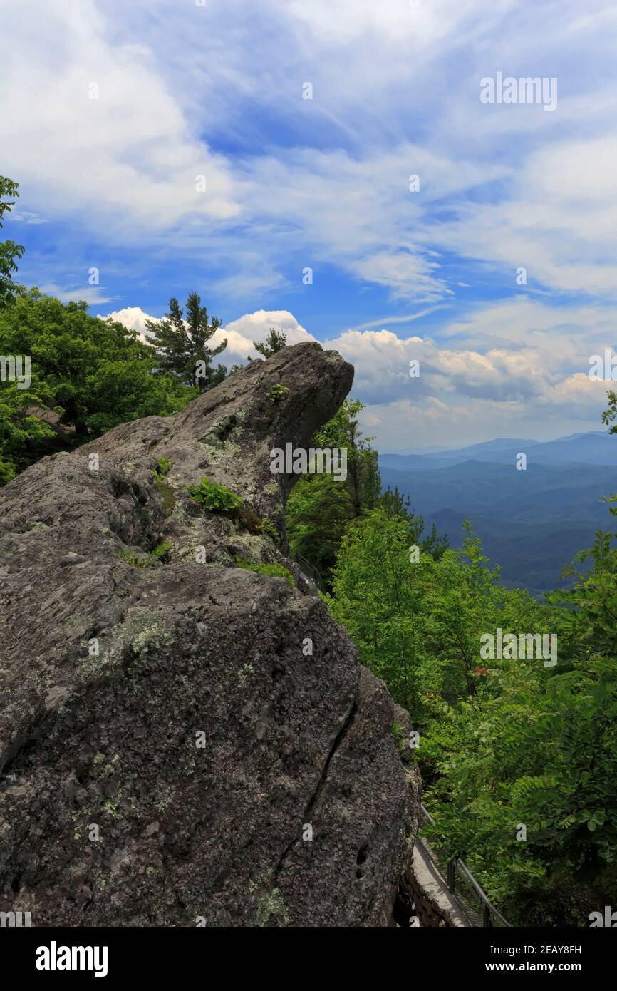 The Blowing Rock, North Carolina Stock Photo Alamy