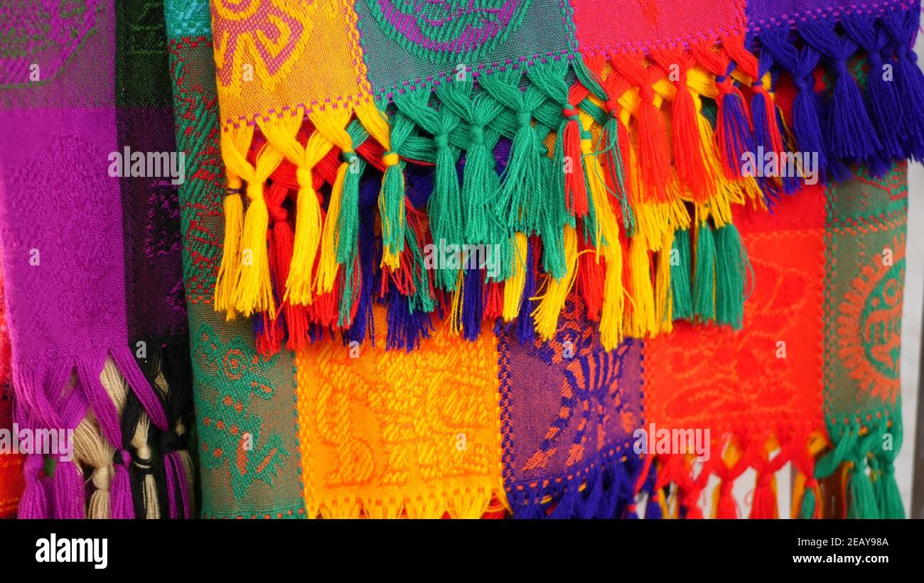 Latin Pattern Rugs Mexican serape rug hi-res stock photography and images - Alamy