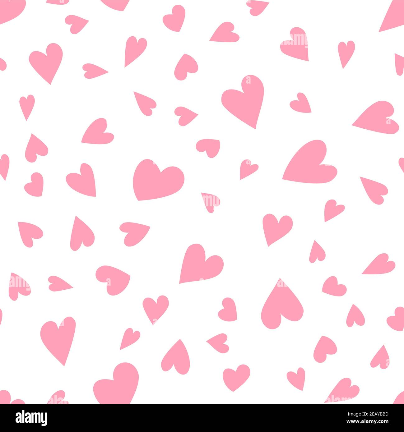 Simple Heart Background Pattern Cute Simple Seamless Pattern Love Heart Background. Vector Illustration ...
