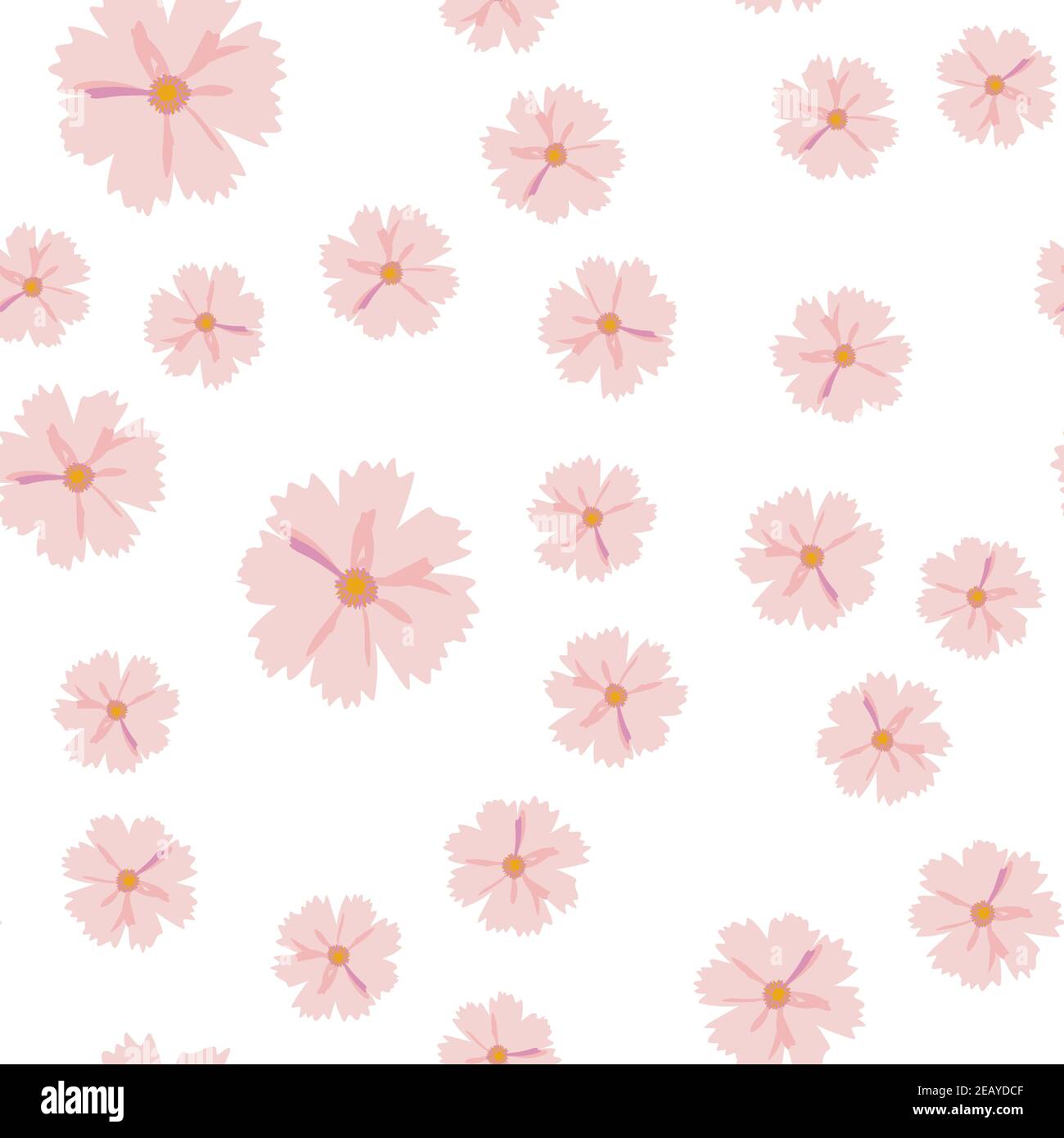 Abstract Flower Seamless Pattern Background. Vector Illustration Stock ...