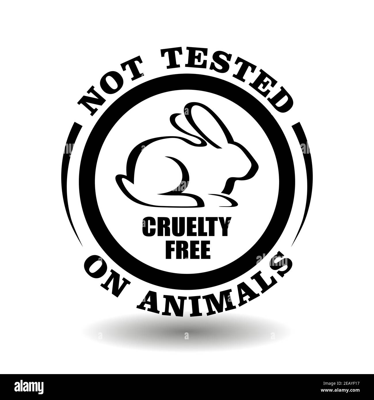 Cruelty free logo Stock Vector Images - Alamy