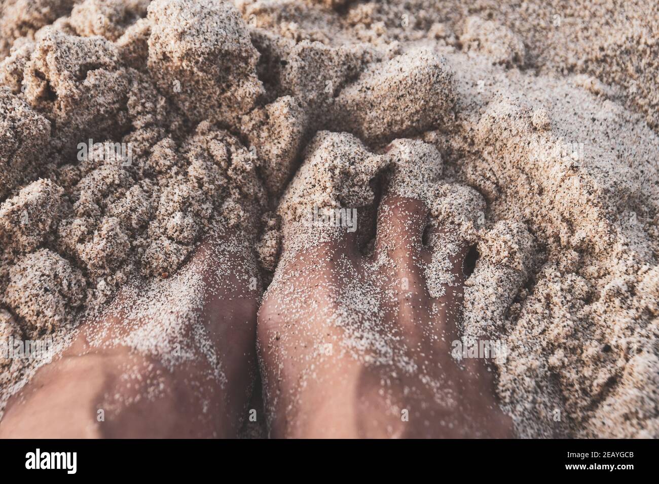 Sand in between my toes hires stock photography and images Alamy