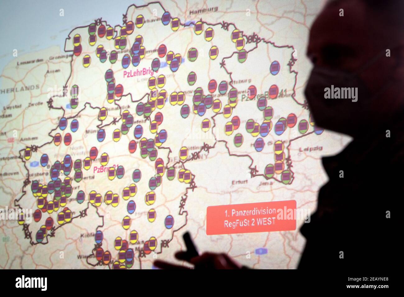 German situation map hi-res stock photography and images - Alamy