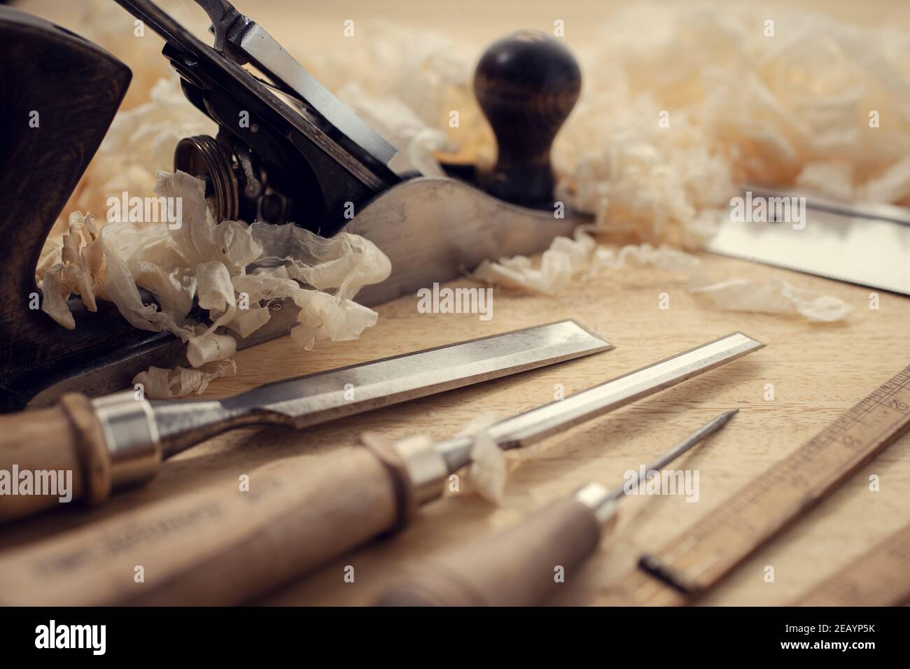 Carpentry tools hi-res stock photography and images - Alamy